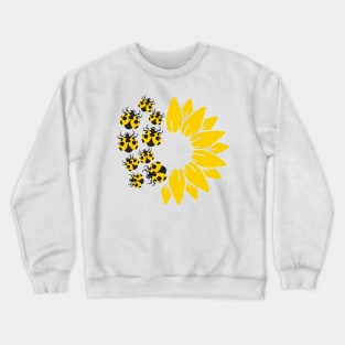 Ladybug And Flower Lover Design Crewneck Sweatshirt